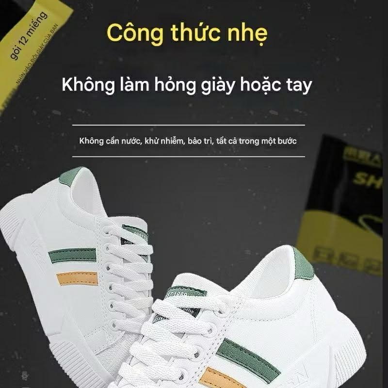 [MUA 5 TẶNG 1] Combo 6 Bịch Khăn Ướt Lau Giày Đa Năng, Làm Sạch Giày Dép – Túi Xách – Balo – Bếp