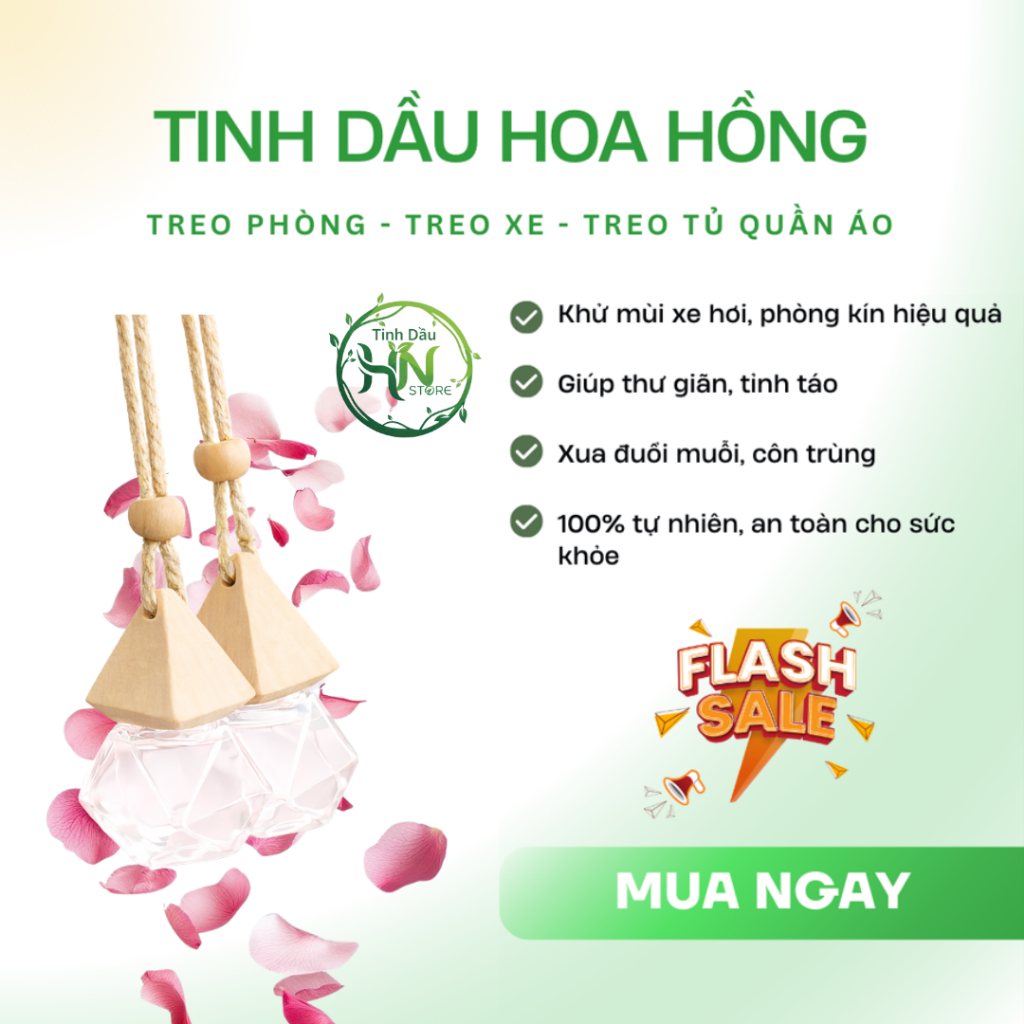 Tinh Dầu Thơm Phòng Hương Chanh Sả 10ml Khử Mùi Thư Giãn Treo Xe Treo Phòng: Thơm Phòng, Thơm Xe, Đuổi Côn Trùng.