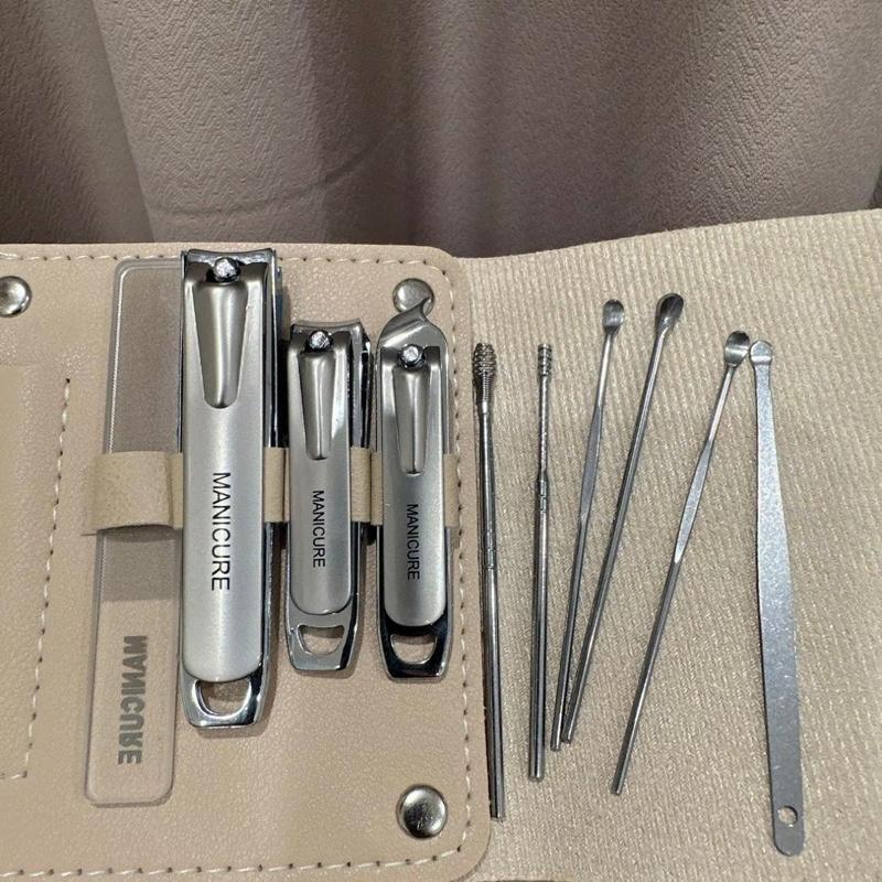Bộ Dụng Cụ Bấm Móng Tay 10 Món - Bộ Cắt, Bấm Dũa Móng Tay - Sét Dụng Cụ Làm Móng Chi Tiết Nail Care Cao Cấp