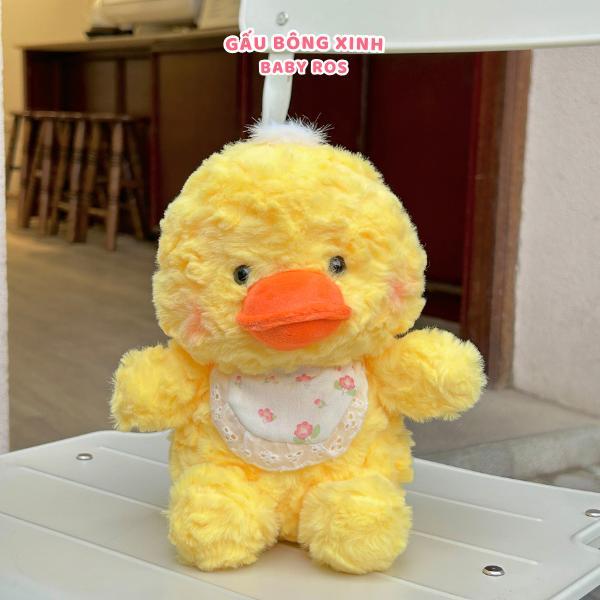 Gấu bông Voi, Heo, Cừu, Ếch, Vịt đeo yếm hàng chính hãng cao cấp, làm quà tặng đáng yêu Baby Ros