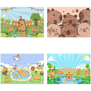 COMBO SỈ 5 tranh ghép A4 20 mảnh; 40 mảnh; 80 mảnh Capybara TooYoo TG0013
