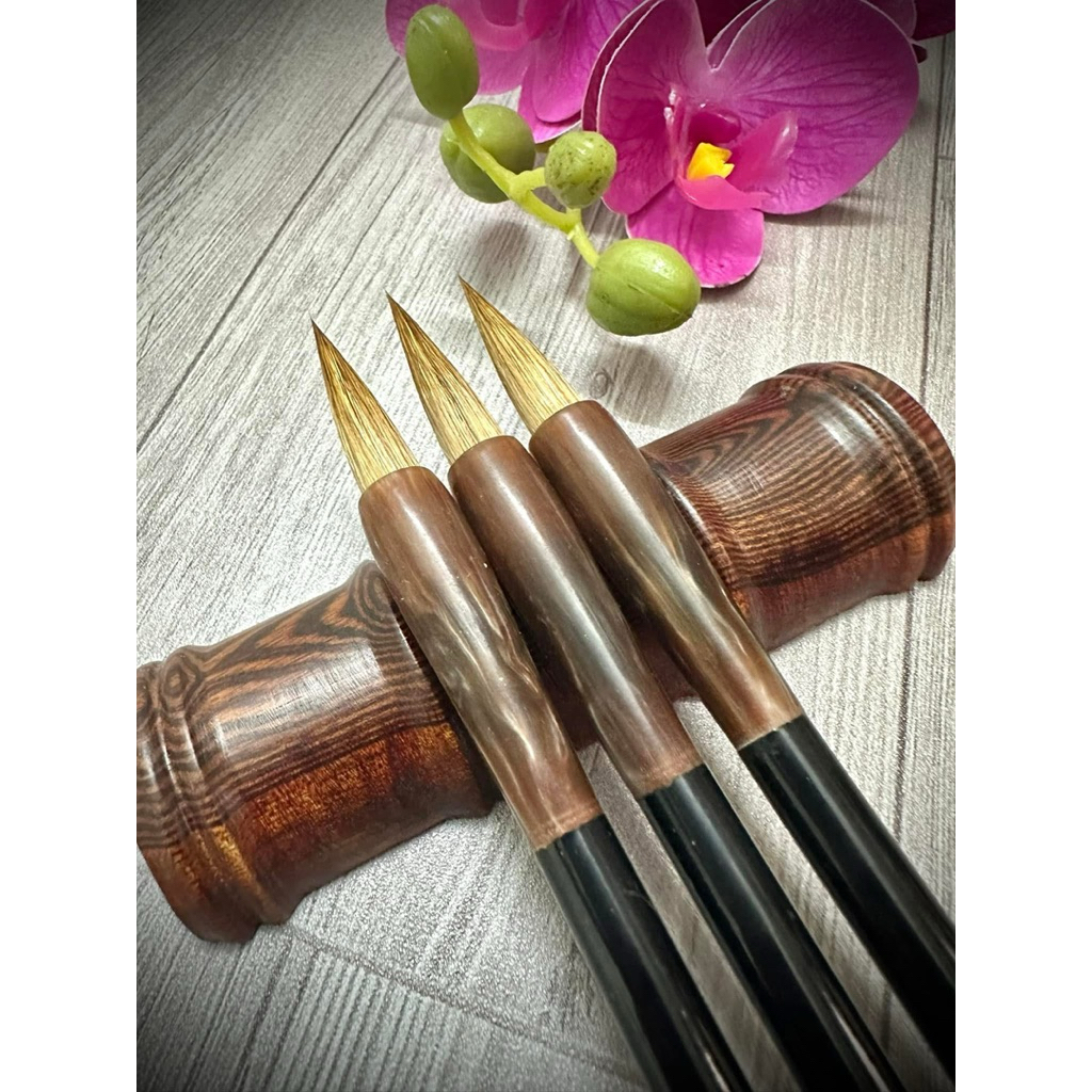 Bút lông Xà Cừ Thuần Lang Chính Phẩm – Xuất phong 3.3cm – Khẩu kính 0.9cm