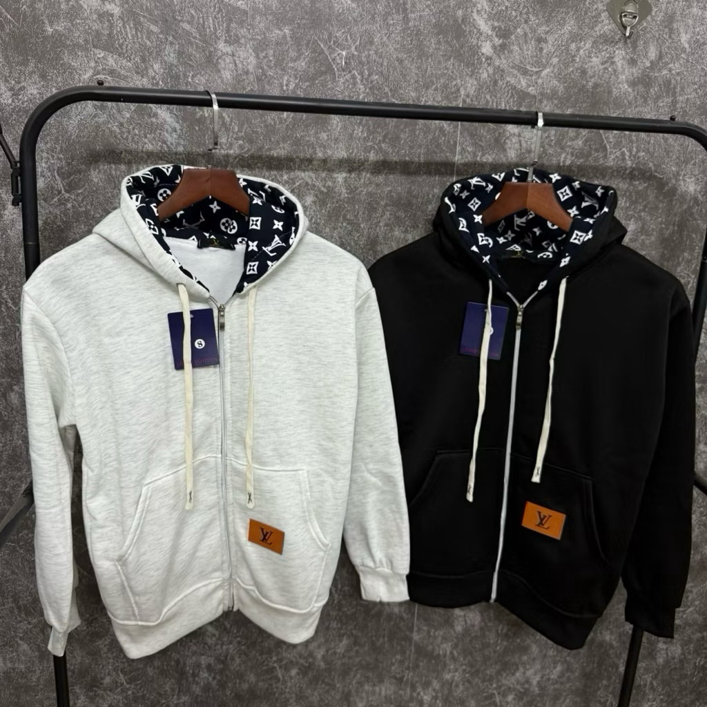 Áo Khoác Hoodie Nam Nữ Phối Mũ In Lệ Vi Hottrend. Áo Hoodie Boy Phố In Họa Tiết Dập Vân Chất Nỉ Bông Mũ 2 Lớp