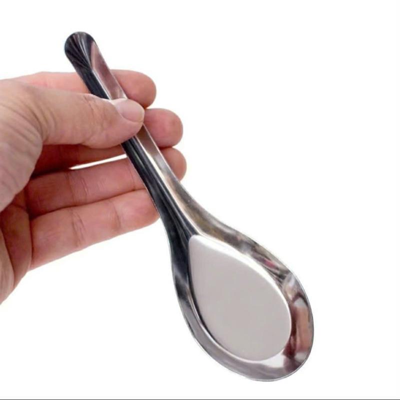 Thìa Inox Bông Sen Hoa Sen, Thìa Ăn Phở, Thìa Ăn Cháo Inox Tiện Dụng