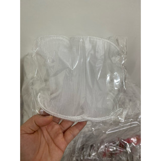 (Combo 10) Vải voan quấn thành bánh hoa tulip trang tí bánh kem - sinh nhật