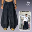 Quần Dài Baggy Ống Rộng Form Coccoon, Gấu Quần Bản To - | JEAN | Vải Raw Jean