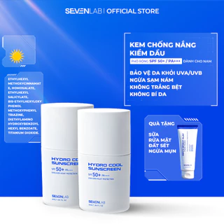Kem chống nắng nam SEVENLAB kiềm dầu bảo vệ da SPF50+ PA+++ không nâng tone, không bí da 30g
236.000
₫
-28%
Mua để nhận quà
4.9
Đã bán 1k+
TP. Hồ Chí Minh