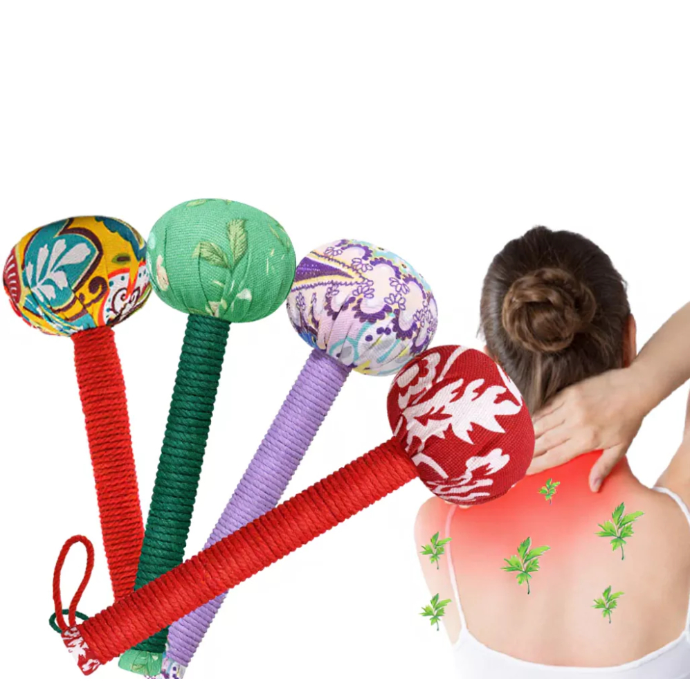 [SIZE LỚN] Búa Ngải Cứu Thảo Dược, Gậy Massage Đấm Lưng Cổ Vai Gáy Đả Thông Kinh Mạch Thư Giãn Ngủ Ngon
