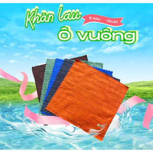 Combo 10 khăn ô đa năng 30x30cm khăn microfiber mềm mịn siêu thấm khăn lau đa năng khăn tắm mini 5 màu potato towel