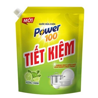 Nước Rửa Chén POWER100 tiết kiệm hương chanh 9kg