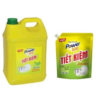 Nước Rửa Chén POWER100 tiết kiệm hương chanh 9kg