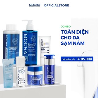Combo Cải Thiện Nám Toàn Diện MOCHA , Bộ 7 Sản Phẩm Skincare Tặng 3 Quà