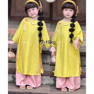 áo cách gấm thượng hạng cho bé