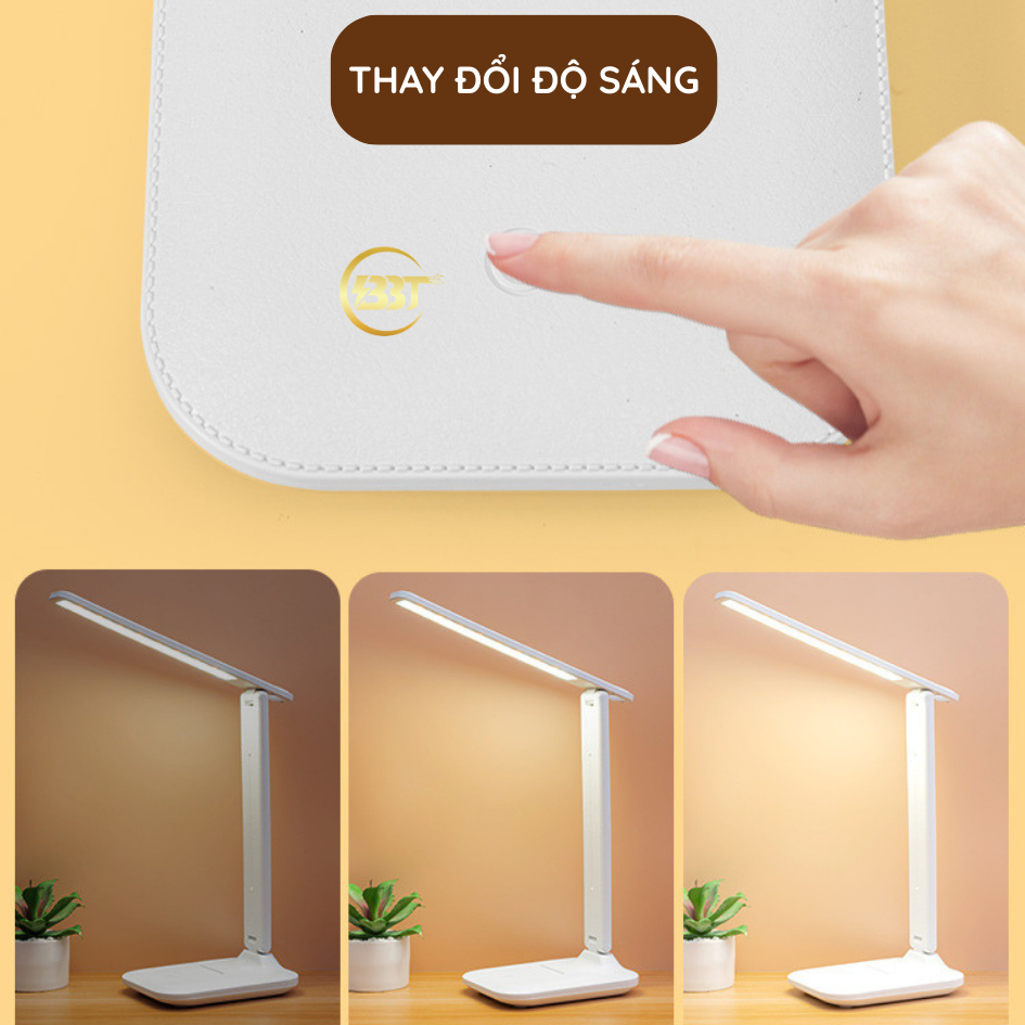 Đèn học để bàn chống cận , đèn bàn học làm việc đọc sách có tích điện 3 chế độ ánh sáng bảo vệ mắt | BigBuy360 - bigbuy360.vn