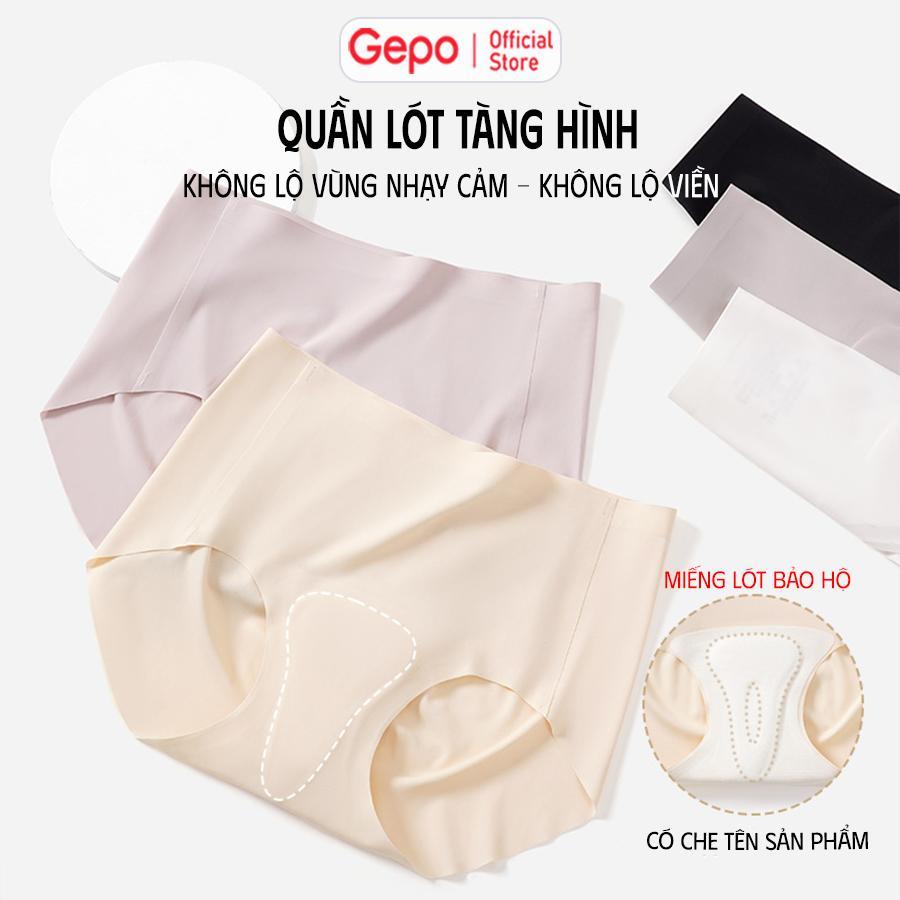 GEPO Quần Lót Nữ Tàng Hình Chống Lộ Chất Liệu Su Đúc Mềm Mịn Không Đường May Mặc Quần Ôm Body Legging Tập Gym Yoga