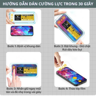 Kính Cường Lực GORILA GLASS Chống Nhìn Trộm Dán Tự Hút Bụi Full Màn Cho iPhone X/XS/XR/11/12/13/14/15/16/17/Pro/Max/Air