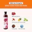 Giấm Lựu Đỏ DEASANG Hữu Cơ Hàn Quốc O'food thể tích 900ml Hỗ Trợ Giảm Cân, Làm Đẹp Da Chính Hãng