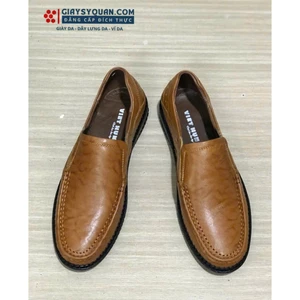 Giày Mọi Nam Da Bò M202 - Nâu