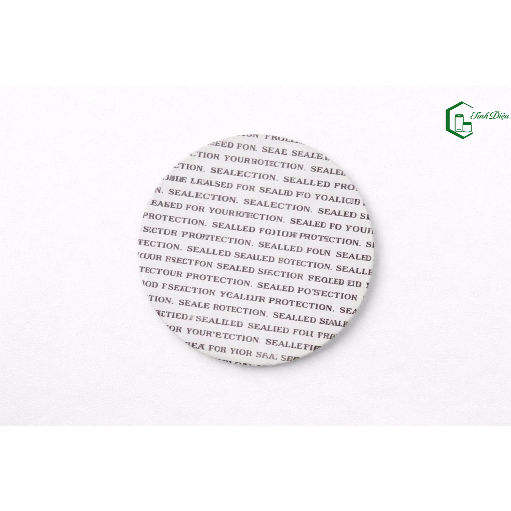 100 Miếng Seal Tự Dính Niêm Phong Hũ Nhựa, Chai Lọ – Màng Seal Bảo Quản Thực Phẩm Không Cần Máy Ép