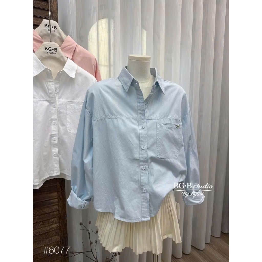 [𝑯𝒂 𝑨𝒏𝒉] Áo Sơ Mi Túi Ngực Tang ❤️QCL1