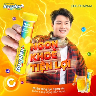 TPCN Bocalex Multi Tropical FLavor bổ sung Vitamin, nâng cao đề kháng, giảm mệt mỏi (20 Viên)