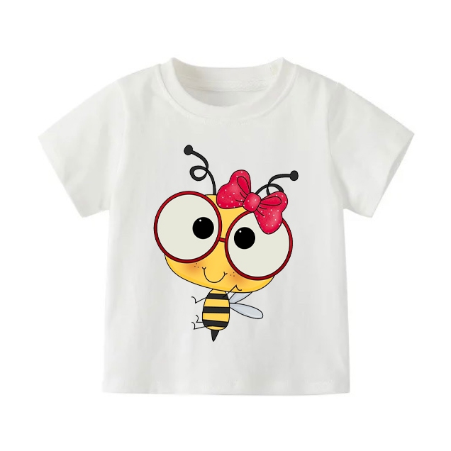 👕 Áo Thun Bé Gái mềm mịn thoáng mát in hình dễ thương 👕 AT545