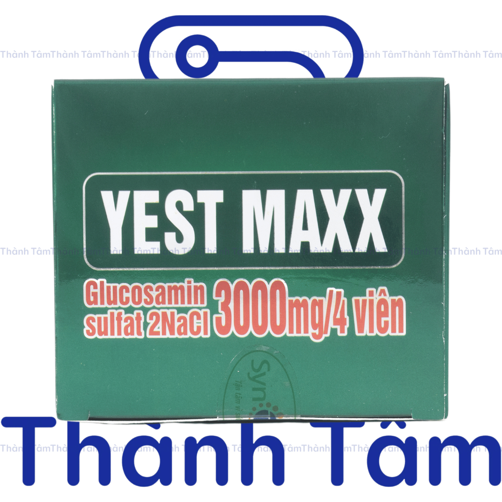 ( Xanh Lá ) Viên uống YEST MAXX bổ sung glucosamine, hỗ trợ xương khớp - Hộp 60 viên