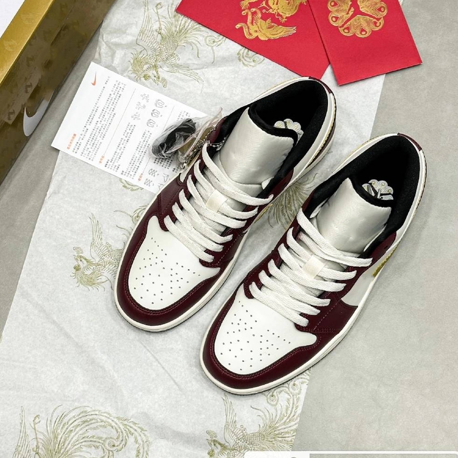 Giày Thể Thao Đỏ Vàng, Giày Sneaker Nam Nữ Cổ Thấp Dễ Phối Đồ Kèm Cham (Tăng 1Sz).