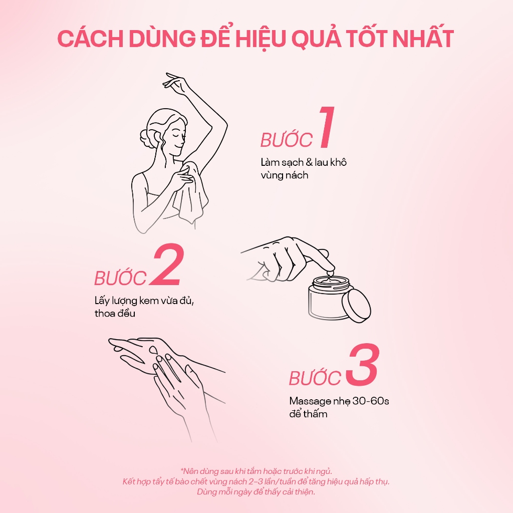 Combo 2 Kem Giảm Thâm Nách ARMPIT CREAM MELODY 10g- Dưỡng Trắng, Thu Nhỏ Lỗ Chân Lông Sau 2 Tuần Sử Dụng