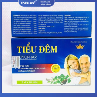 Tiểu Đêm Kingphar – Giúp Bổ Thận, Hỗ Trợ Giảm Tiểu Nhiều Lần, Tiểu Đêm - Hộp 30 Viên