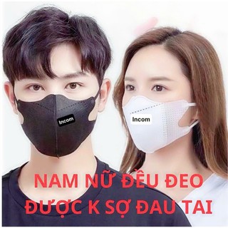ComBo 200 Chiếc Khẩu Trang 5D InCom Có 3 Lớp Khán Khuẩn - có Chọn Màu
