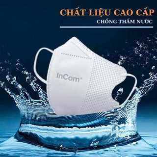 ComBo 300 Khẩu Trang 5D InCom - Kháng Khuẩn, Chóng Bụi Nắng 99%, có Đủ 5 Màu Để Chọn