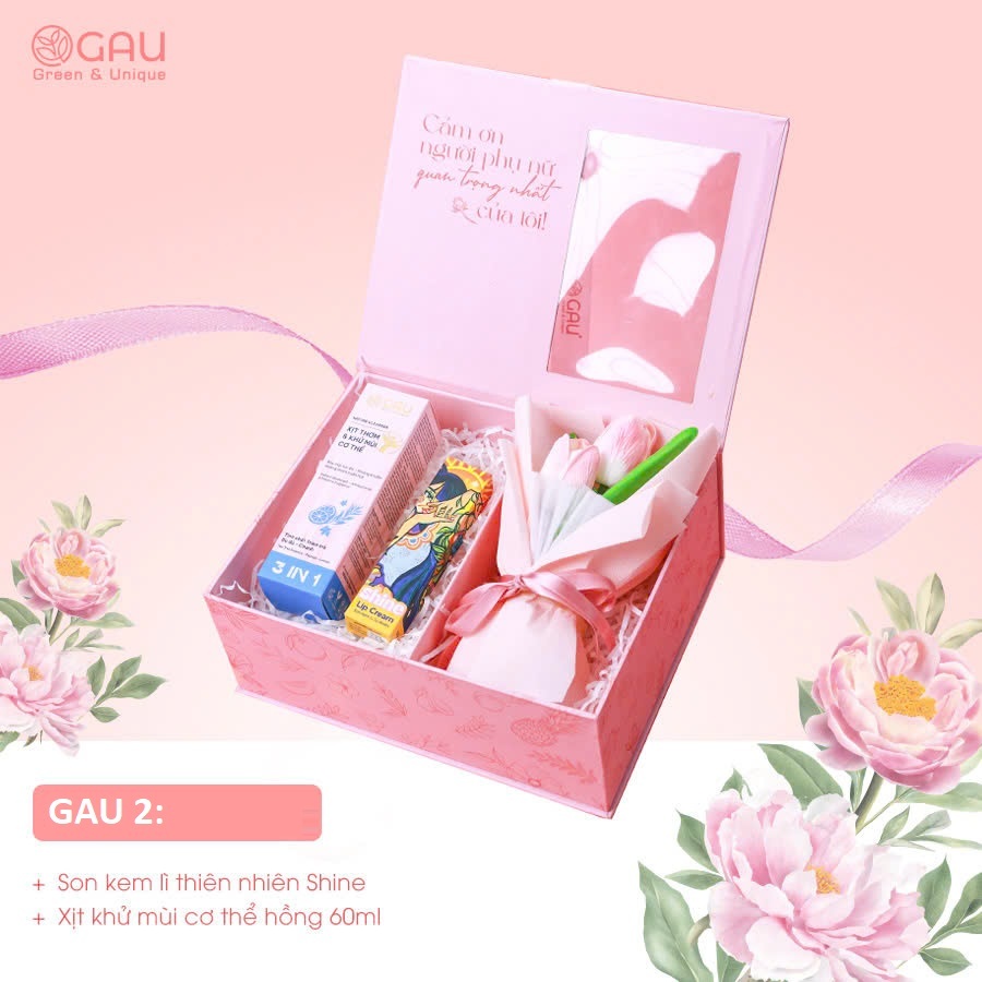 Set Quà Tặng Mỹ Phẩm Thiên Nhiên GAU Cao Cấp