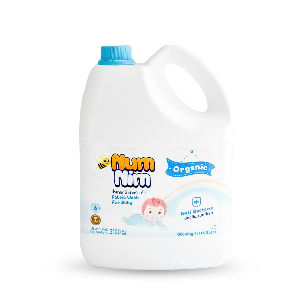 NumNim Nước giặt Quần Áo Trẻ Em Organic 3100ml - An Toàn Cho Bé - Nhập Khẩu Thái Lan