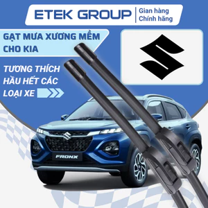 Gạt Mưa thân cứng SUZUKI, Cần gạt mưa UP PART Silicone xương sắt cho xe: XL7, Vitara, Ertiga, Swift, Ciaz, Baleno, Jimny