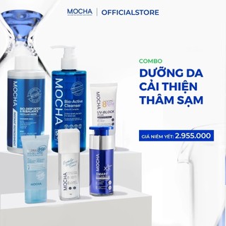 Combo Phục Hồi & Nuôi Dưỡng Da Nám Chuyên Sâu MOCHA, Bộ 6 Sản Phẩm Tặng 1 Sữa Rửa Mặt 25gr