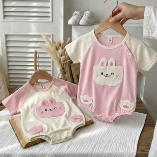 Body liền thân mùa hè cho bé gái 4-10Kg. Bodysuit cho bé đầy tháng, thôi nôi, đi chơi. Dino Kids