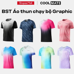 BST Áo thun thể thao Graphic chạy bộ, chạy trail siêu nhẹ, thoáng khí, thấm hút mồ hôi Coolmate