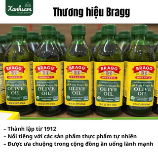 Dầu Olive Extra Virgin Bragg 473ml - Xanhsam Natural & Organic