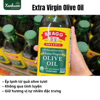 Dầu Olive Extra Virgin Bragg 473ml - Xanhsam Natural & Organic