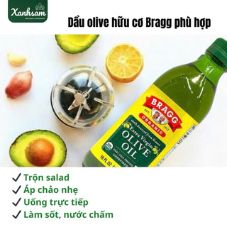 Dầu Olive Extra Virgin Bragg 473ml - Xanhsam Natural & Organic