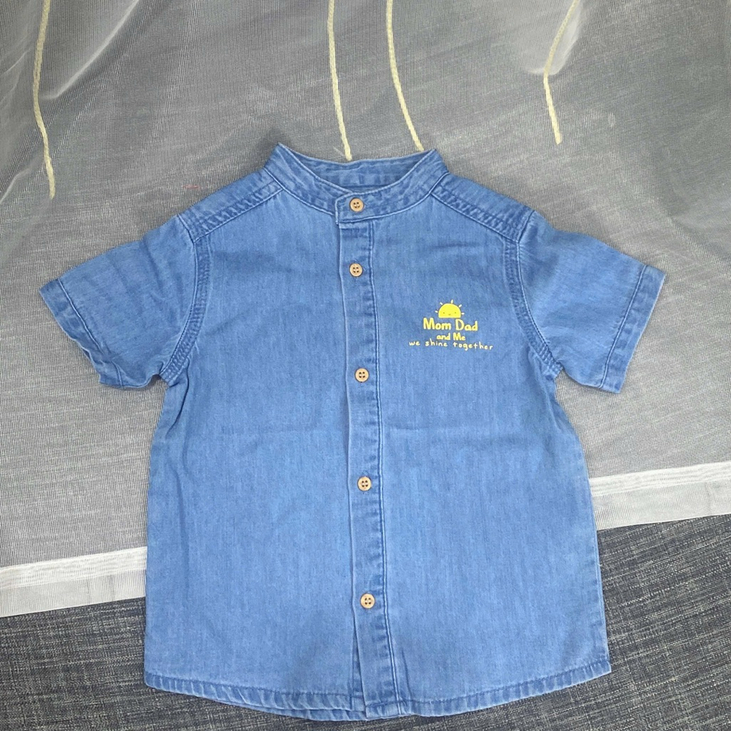Áo Jean Mỏng Cho Bé Trai Bé Gái 0-24 Tháng (3-13kg) Hàng Dư Xịn, Mềm Nhẹ Thoáng Mát C2344 L061