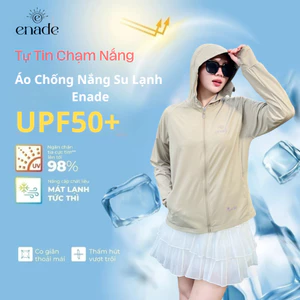 Áo chống nắng su lạnh 5D Enade UPF 50+ Bảo Vệ Da UVF 95%