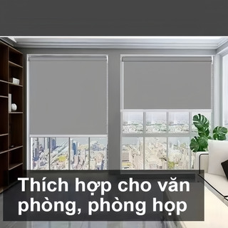 Rèm Cuốn Chống Nắng YOWXII Loại Dày Cản Sáng，nó có thể chặn 99% ánh sáng，Không cần khoan lỗ