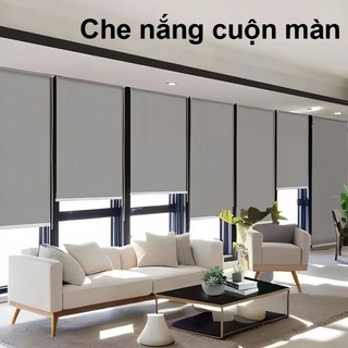 Rèm Cuốn Chống Nắng YOWXII Loại Dày Cản Sáng，nó có thể chặn 99% ánh sáng，Không cần khoan lỗ