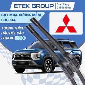 Gạt mưa ô tô Mitsubishi, Cần gạt mưa Silicone thân mềm cho xe Xpander, Attrage,Outlander,Triton,Pajero