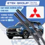 Gạt mưa ô tô Mitsubishi, Cần gạt mưa Silicone thân mềm cho xe Xpander, Attrage,Outlander,Triton,Pajero