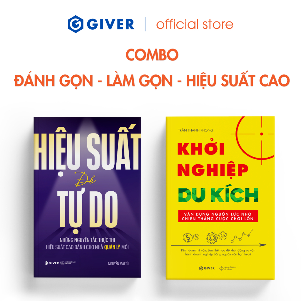 Sách - Combo Đánh Gọn - Làm Gọn - Hiệu Suất Cao