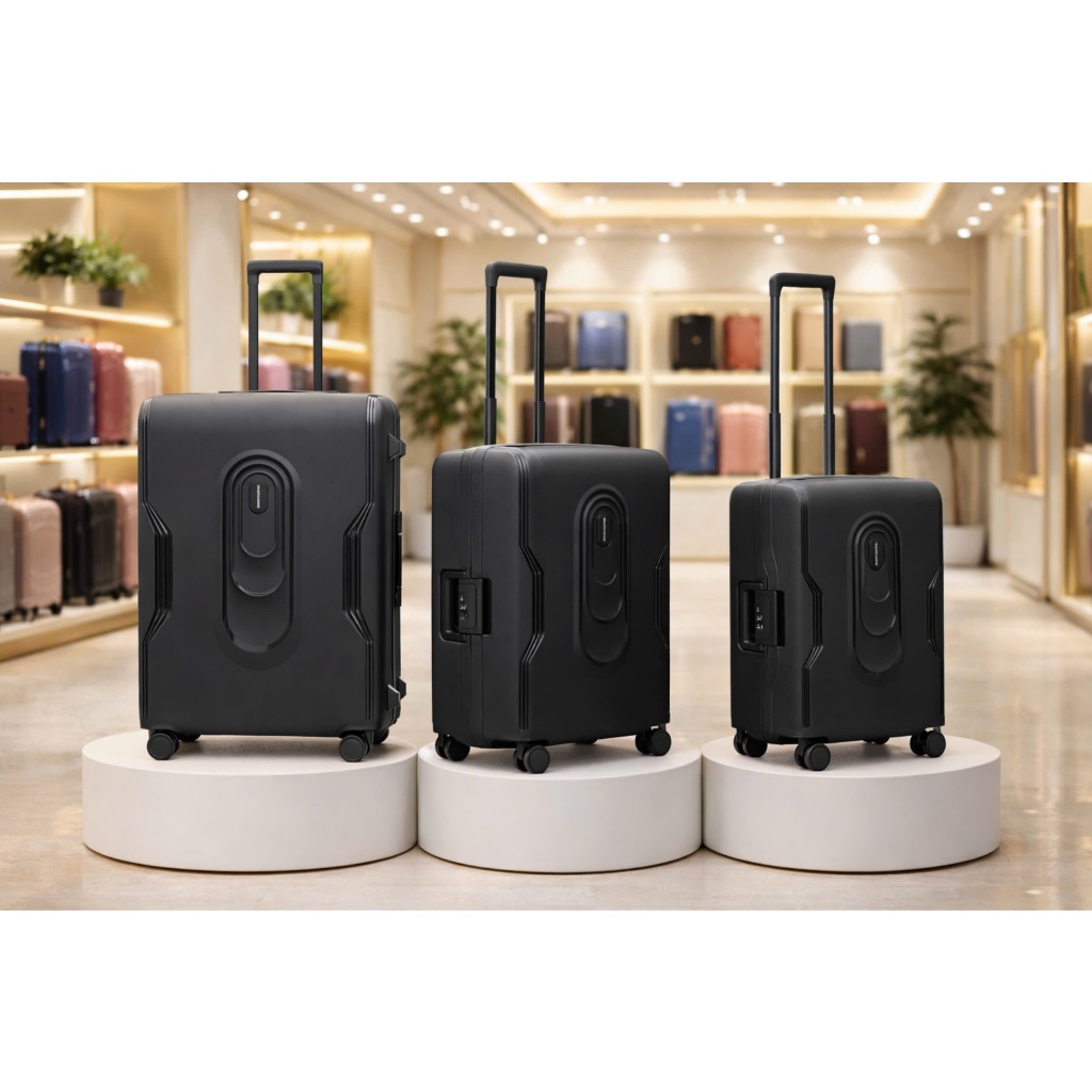 Vali nhựa nguyên khối BAO BỂ VỞ KHI NÉM MẠNH và vali vải cao cấp bảo hành chính hãng 10 năm phụ kiện
