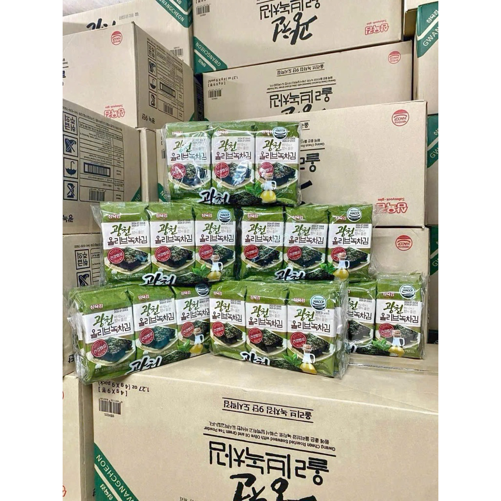 {Sỉ} 1 thùng 72 gói rong biển ăn liền giòn tan cho bé